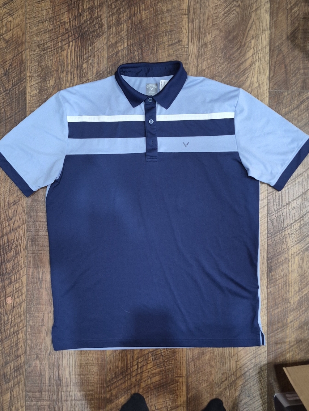 Men's Callaway Opti Dry Golf Collared Polo Size Large
